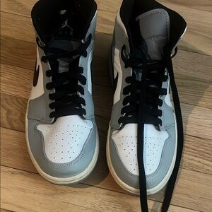 Nike Air High-Top Sneakers - Black and Gray